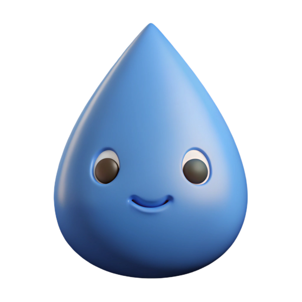 extraordinary peaceful artistic Teardrop character with a rounded bottom. Single-weight stroke, minimal, flat color with Scalable Design. 8K png