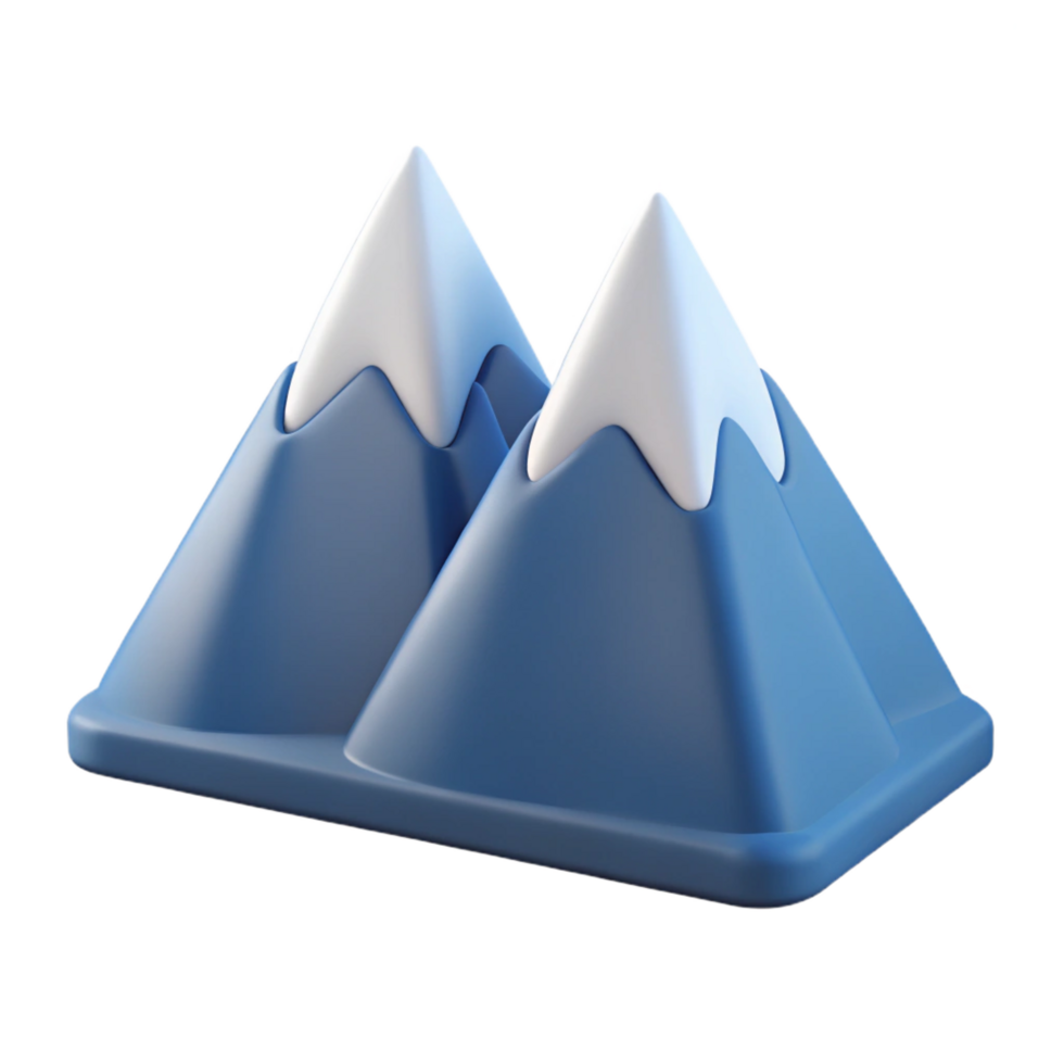 stunning avant-garde Minimal outline of a mountain range. Clean lines, flat color with Scalable Design. expertly shot png