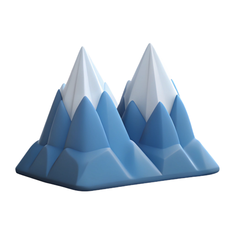 iconic urban Minimal outline of a mountain range. Clean lines, flat color with Scalable Design. impeccable png