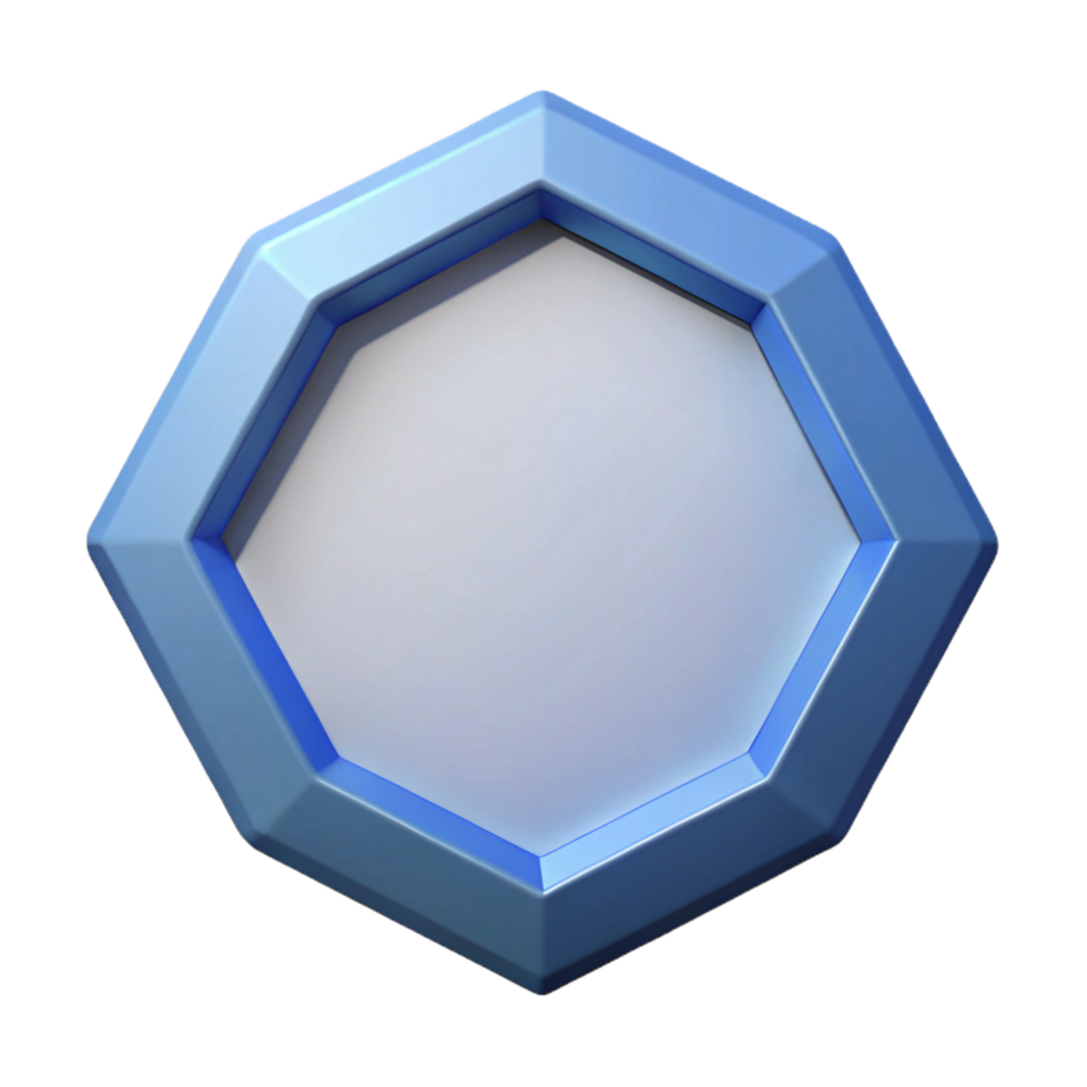 glorious exceptional Geometric outline of an octagon. Flat color, symmetrical design with Scalable Design. png