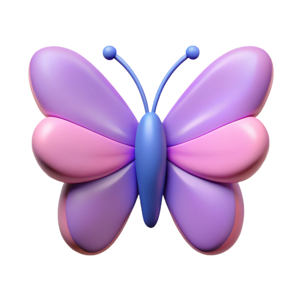 serene quintessential Symmetrical butterfly with single-weight stroke. Flat color, clean lines with Scalable Design. png