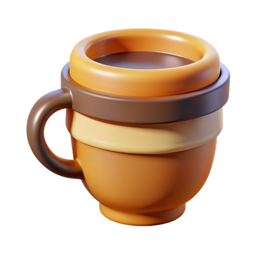 sumptuous coveted Scalable coffee cup icon. Crisp edges, minimal design, flat color with Scalable Design. png