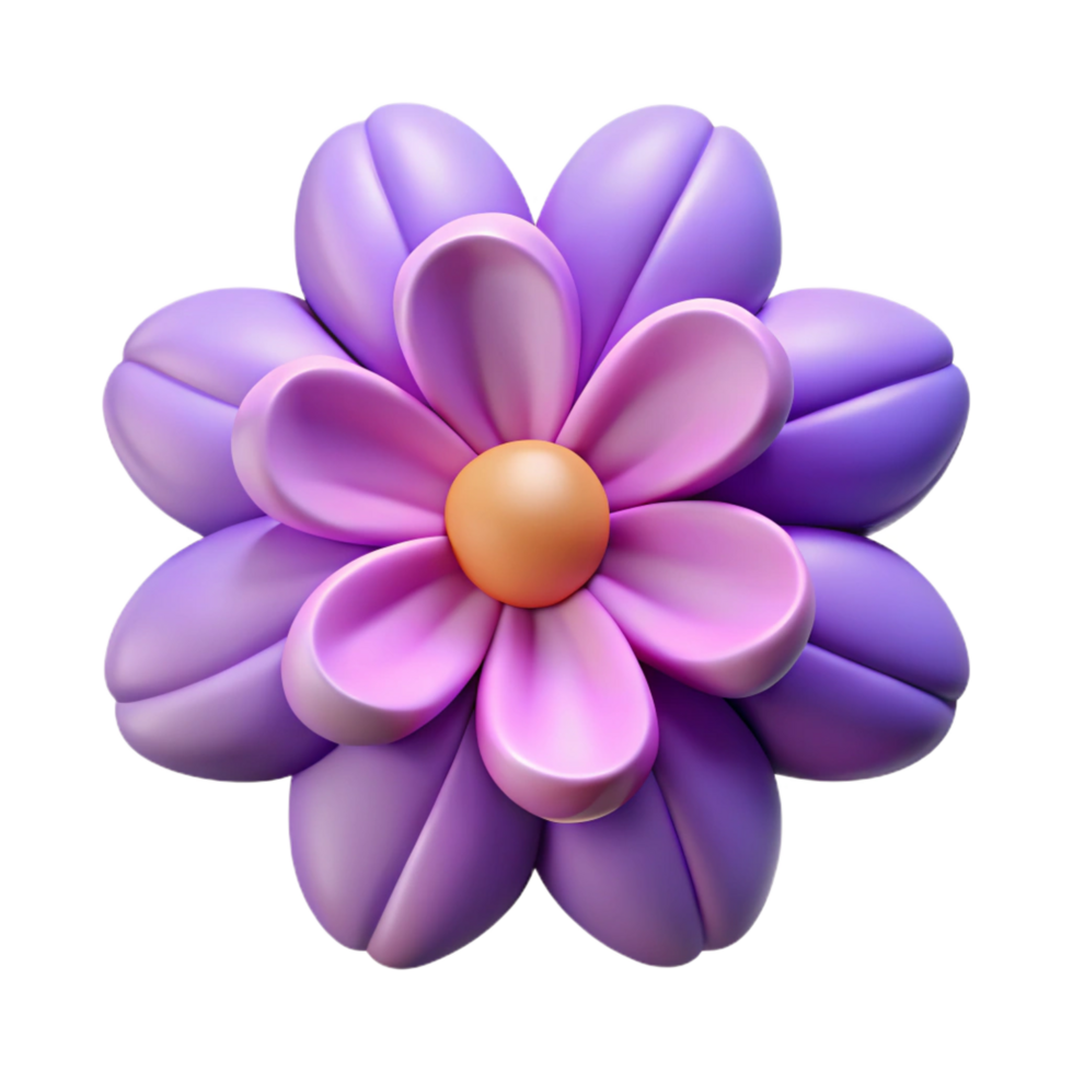 dramatic creative Single-weight stroke flower. Clean lines, symmetrical design, flat color with Scalable Design. high quality png