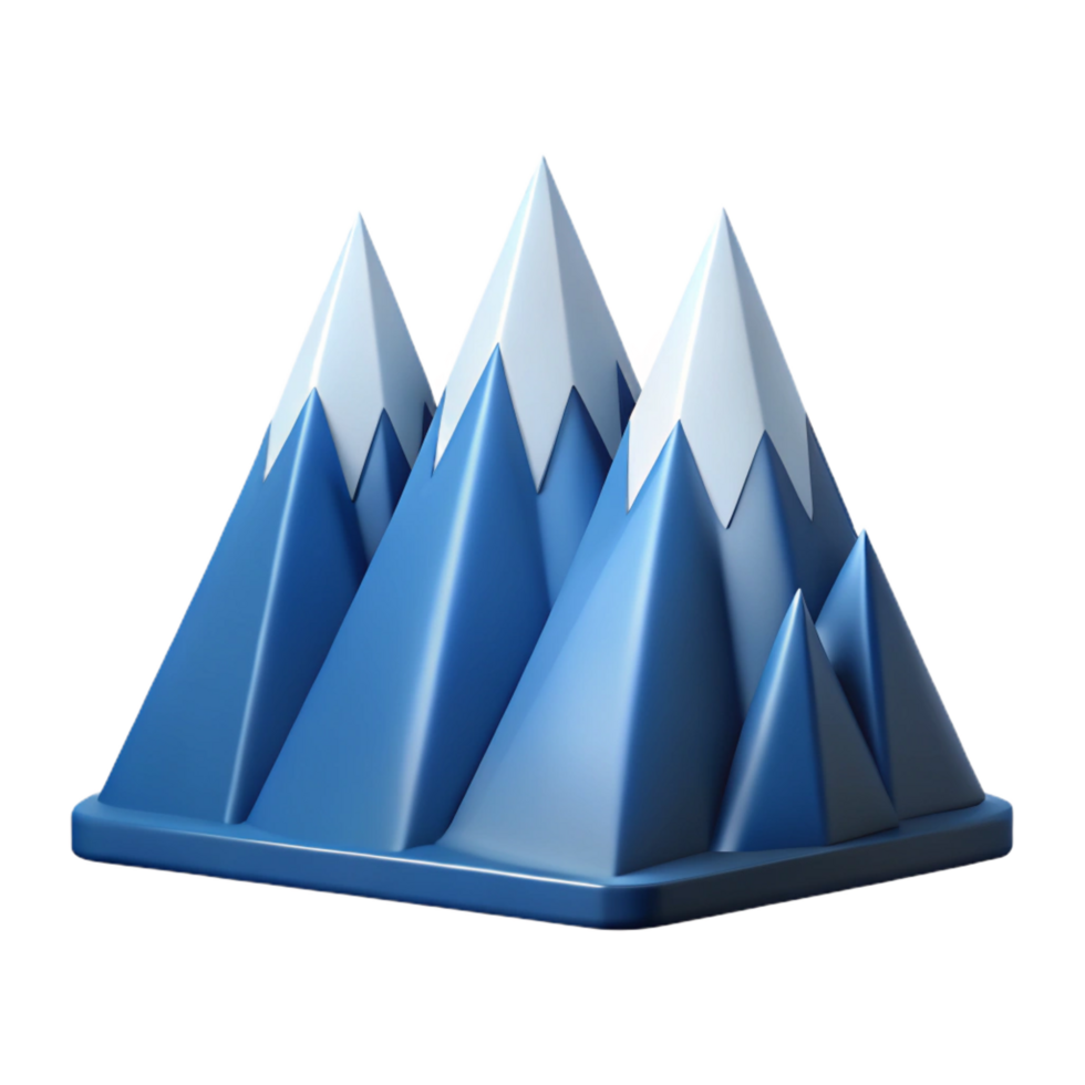 radiant vintage Stylized mountain range with sharp peaks. Single-weight stroke, crisp edges with Scalable Design. elite png