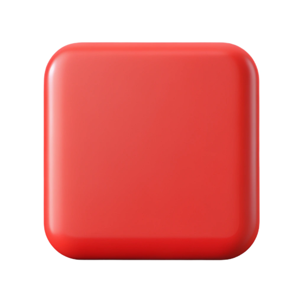 exquisite notable Clean lines forming a simple square with a single-weight stroke. Flat red with Scalable Design. png