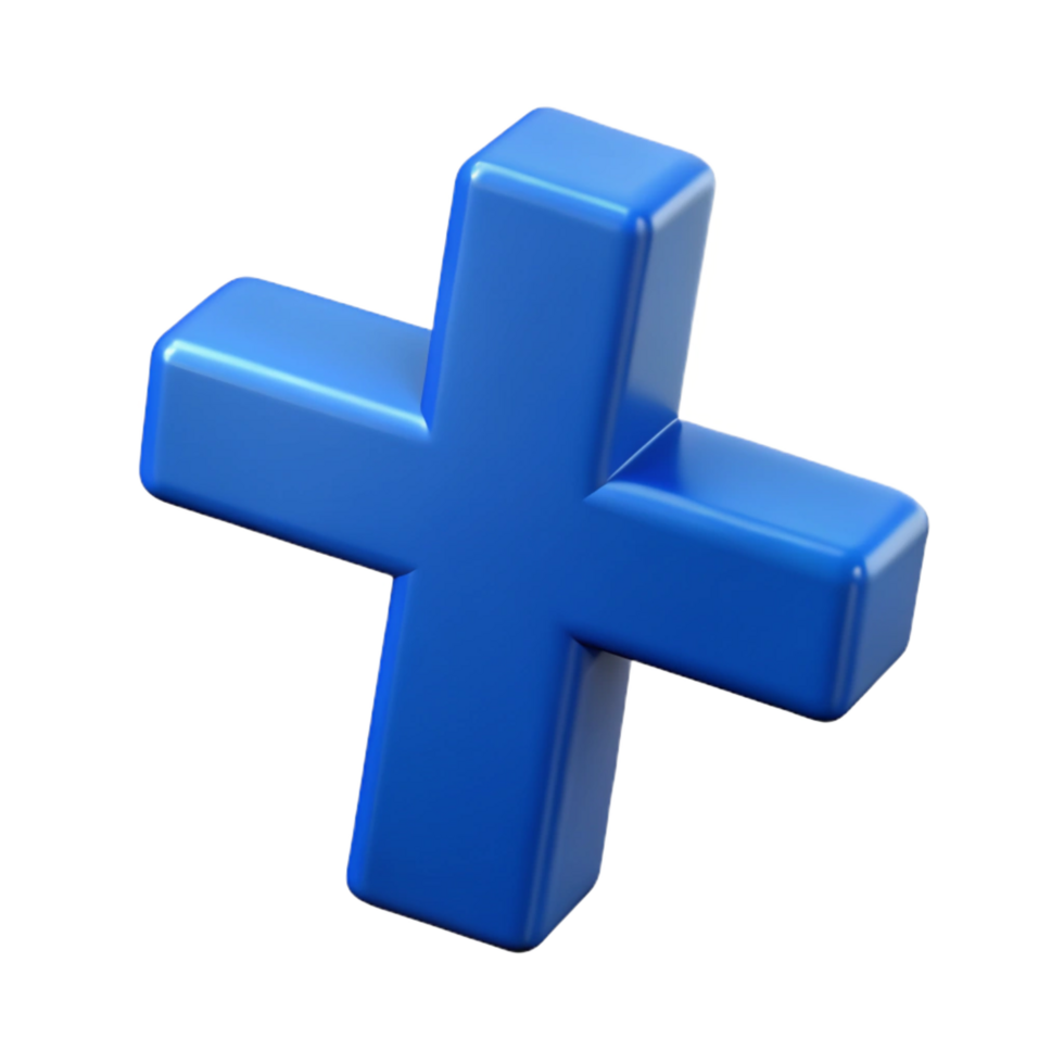 striking remarkable Symmetrical cross with single-weight stroke. Crisp edges. Flat blue with Scalable Design. png