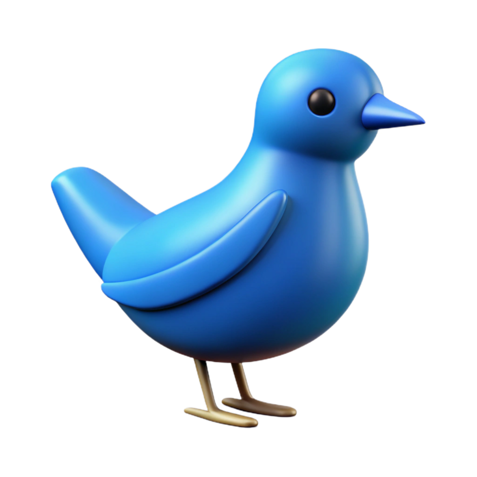 picturesque dreamy coastal Clean lines form a stylized bird. Flat blue. Single-weight stroke with Scalable Design. authentic png