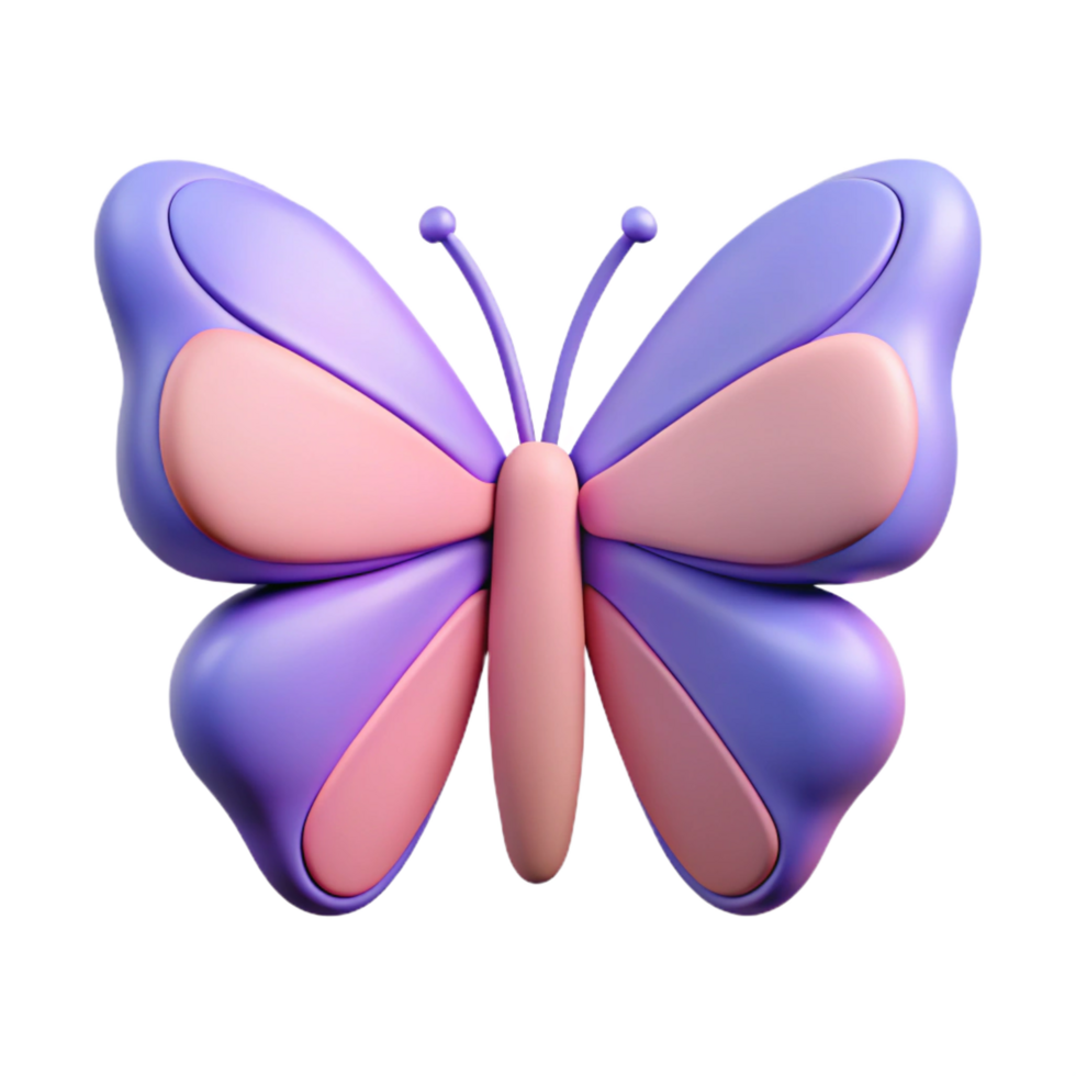 acclaimed abstract Symmetrical butterfly with crisp edges. Flat pink. Minimal design with Scalable Design. masterfully captured png