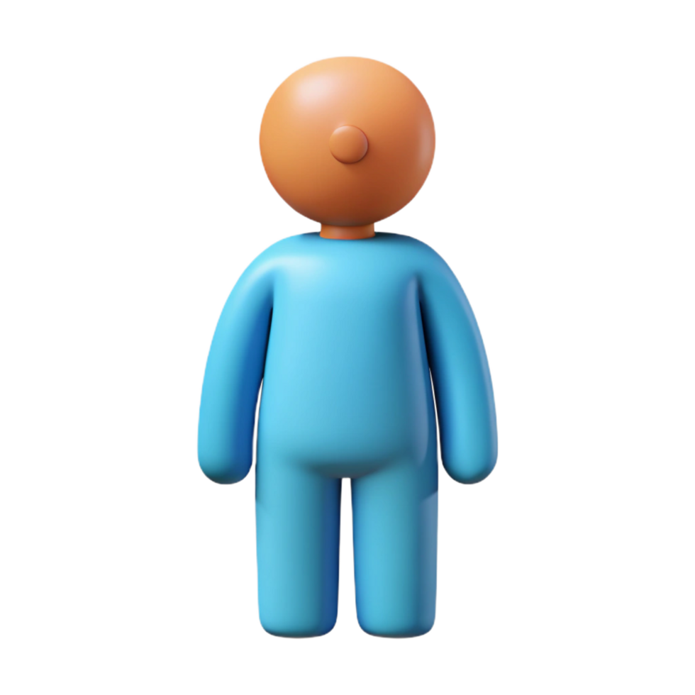 mesmerizing unforgettable Minimal human figure. Crisp edges, flat color, scalable with Scalable png