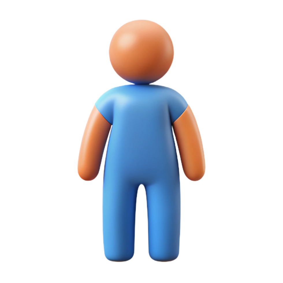 exquisite distinctive Minimal human figure. Crisp edges, flat color, scalable with Scalable png