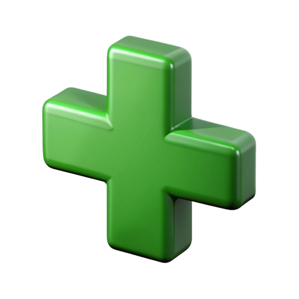 exemplary impressionist Crisp edges define a plus sign. Flat green. Single-weight stroke with Scalable Design. handcrafted png