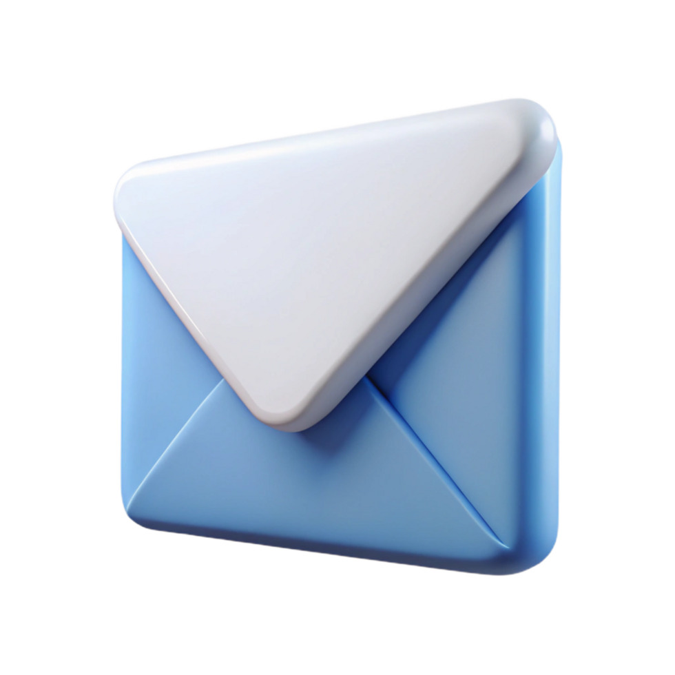 passionate immaculate Clean lines form a stylized envelope. Flat white. Single-weight with Scalable Design. crisp png