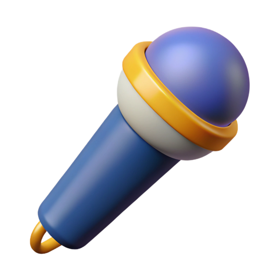 serene classic Pictogram of a microphone. Single-weight stroke, flat color, clean lines with Scalable Design. masterfully captured png