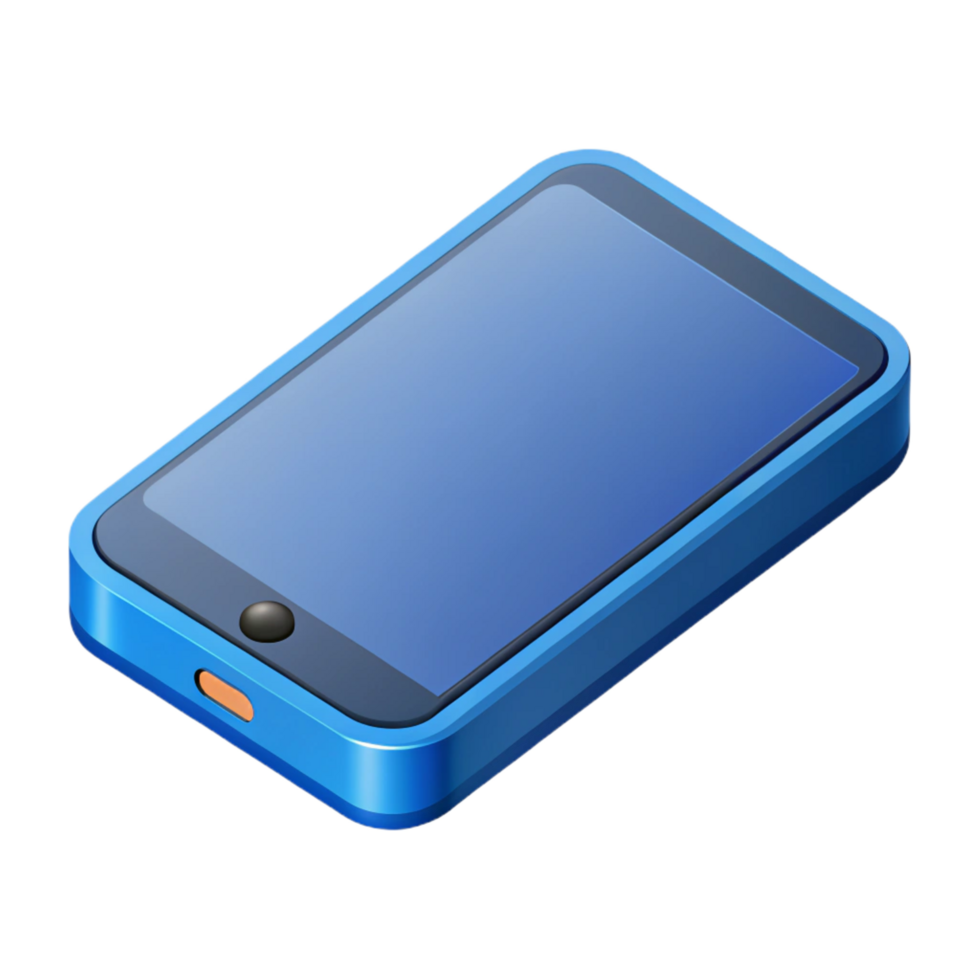 quintessential creative Isometric phone with single-weight stroke and scalable design. FORMAT with Scalable Design. elite png