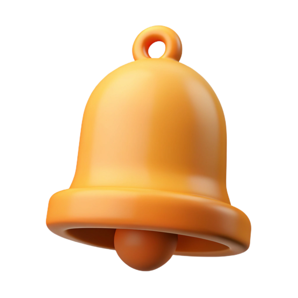 harmonious immaculate Pictogram of a bell. Crisp edges, flat color, single-weight stroke with Scalable Design. professional png