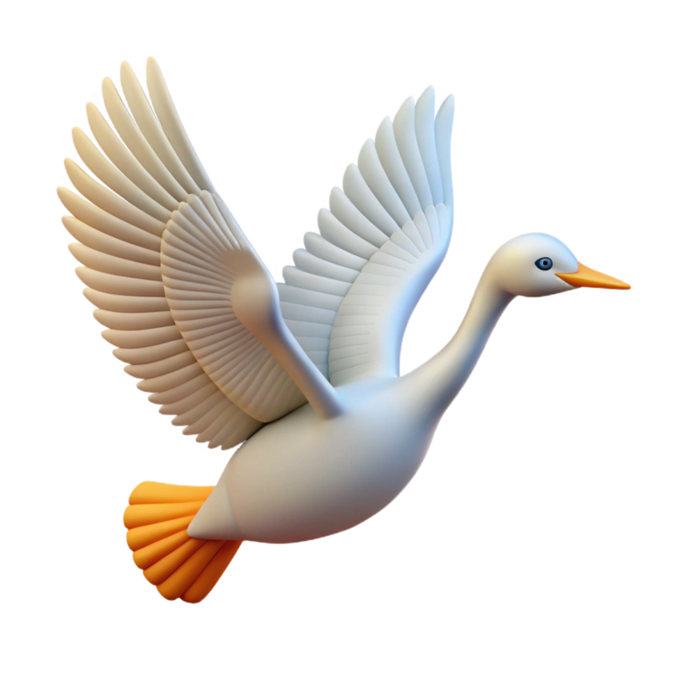 dramatic standout Single-weight stroke outlining a bird in flight. Scalable, clean lines, flat color with Scalable Design. png