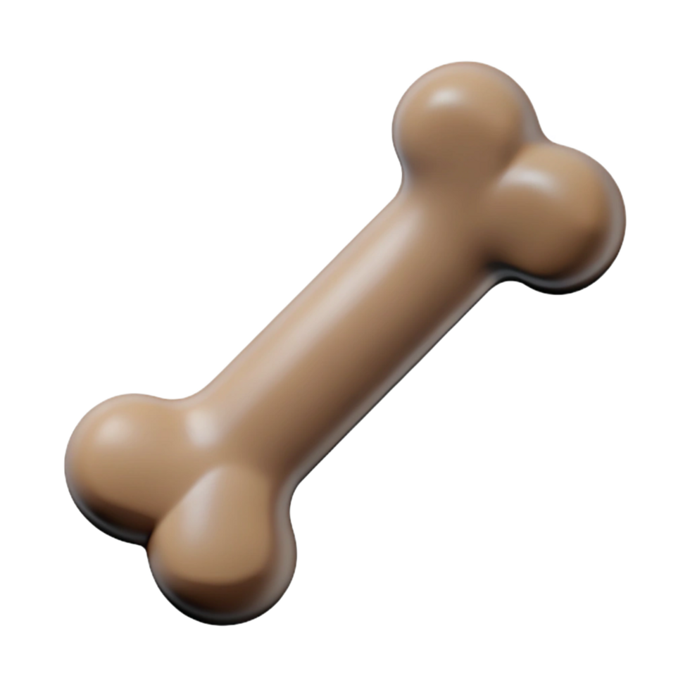 breathtaking tranquil futuristic Single-weight stroke outlining a dog bone. Scalable, clean lines, flat color with Scalable Design. crisp png