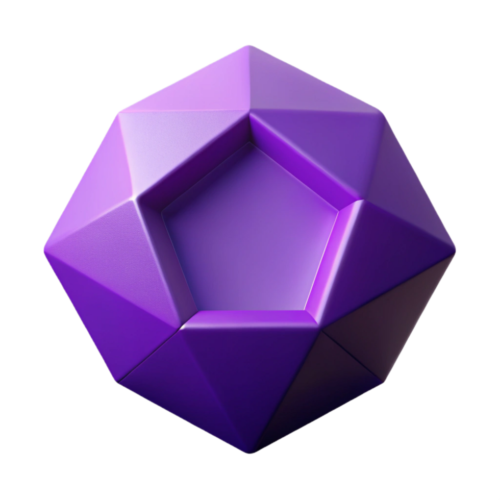 wonderful classic Geometric, pentagon shape, flat color, purple with Scalable Design. gallery standard png
