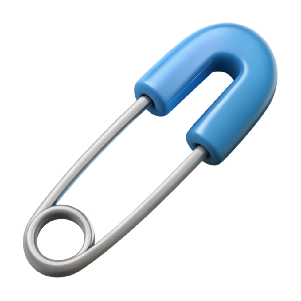 wonderful industrial Clean lines depicting a safety pin. Flat color, scalable, minimal design with Scalable Design. professional png