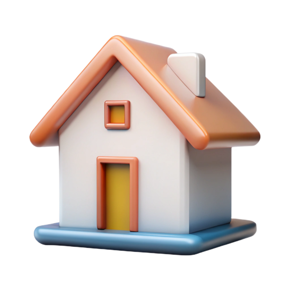 stunning quintessential Minimal outline of a house. Scalable, single-weight stroke, flat color with Scalable Design. png