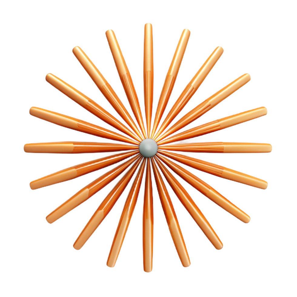nostalgic alluring Radiating lines from a central point, clean lines, geometric with Scalable Design. sharp png