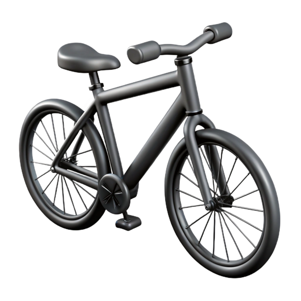 mesmerizing avant-garde Silhouette of a bicycle. Single-weight stroke, crisp edges with Scalable Design. high resolution png