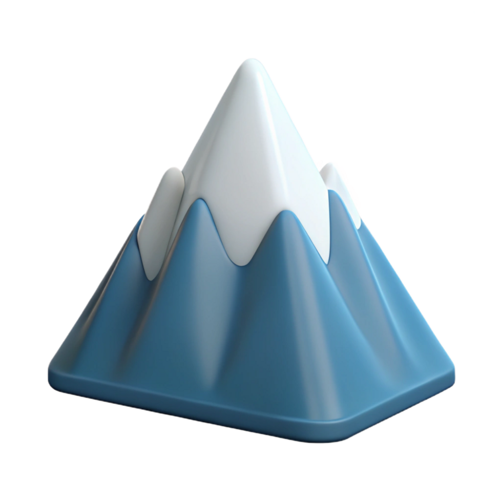 enchanting timeless Flat color outline of a mountain. Minimal, scalable, clean lines with Scalable Design. png