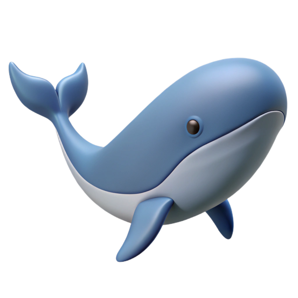 bold gorgeous Simple outline of a whale. Clean lines, flat color, crisp edges with Scalable Design. professional png