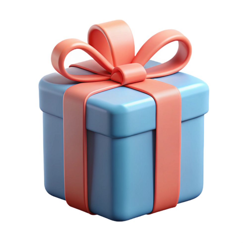 beautiful passionate nordic Clean lines outline of a gift box. Minimal, flat color, symmetrical with Scalable Design. authentic png