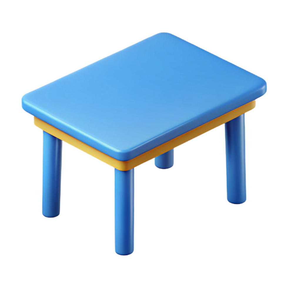 hypnotic industrial Minimal illustration of a table with clean lines and flat color with Scalable Design. impeccable png