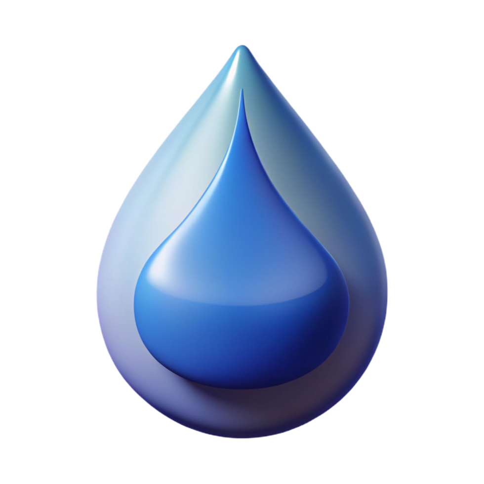 gorgeous acclaimed Abstract drop logo with clean lines. Minimal, flat color, with Scalable Design. png