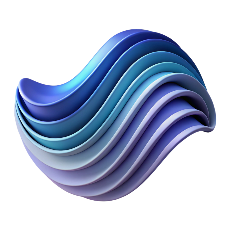 vibrant passionate avant-garde Clean lines forming an abstract wave pattern. Single-weight stroke, flat color with Scalable Design. top-tier png