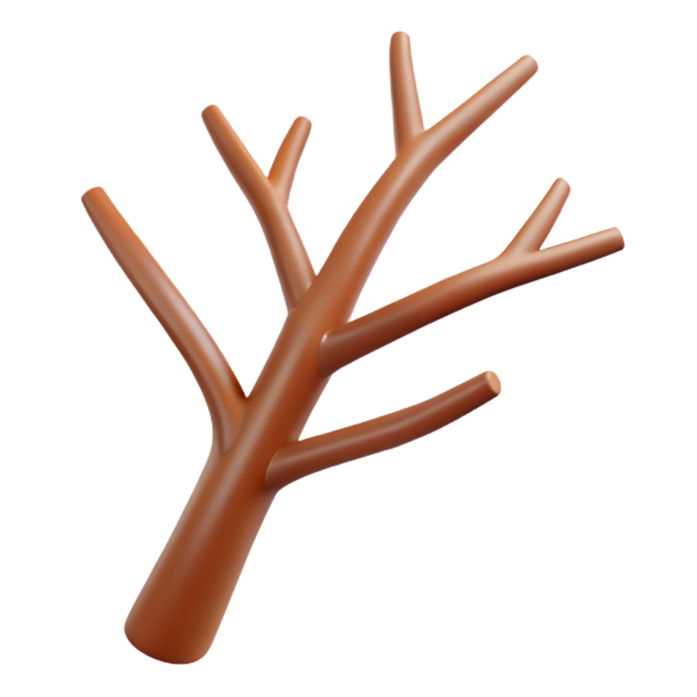 remarkable rustic Minimal silhouette of a tree branch. Single-weight stroke, sharp edges with Scalable Design. detailed png