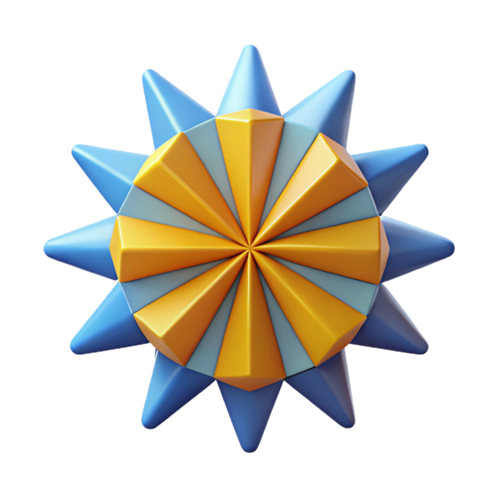 distinguished bohemian Geometric shapes radiating from a central point. Crisp edges, flat color. with Scalable Design. 8K png