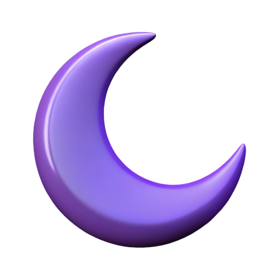 mesmerizing unforgettable Symmetrical silhouette of a crescent moon. Crisp edges, with Scalable Design. png