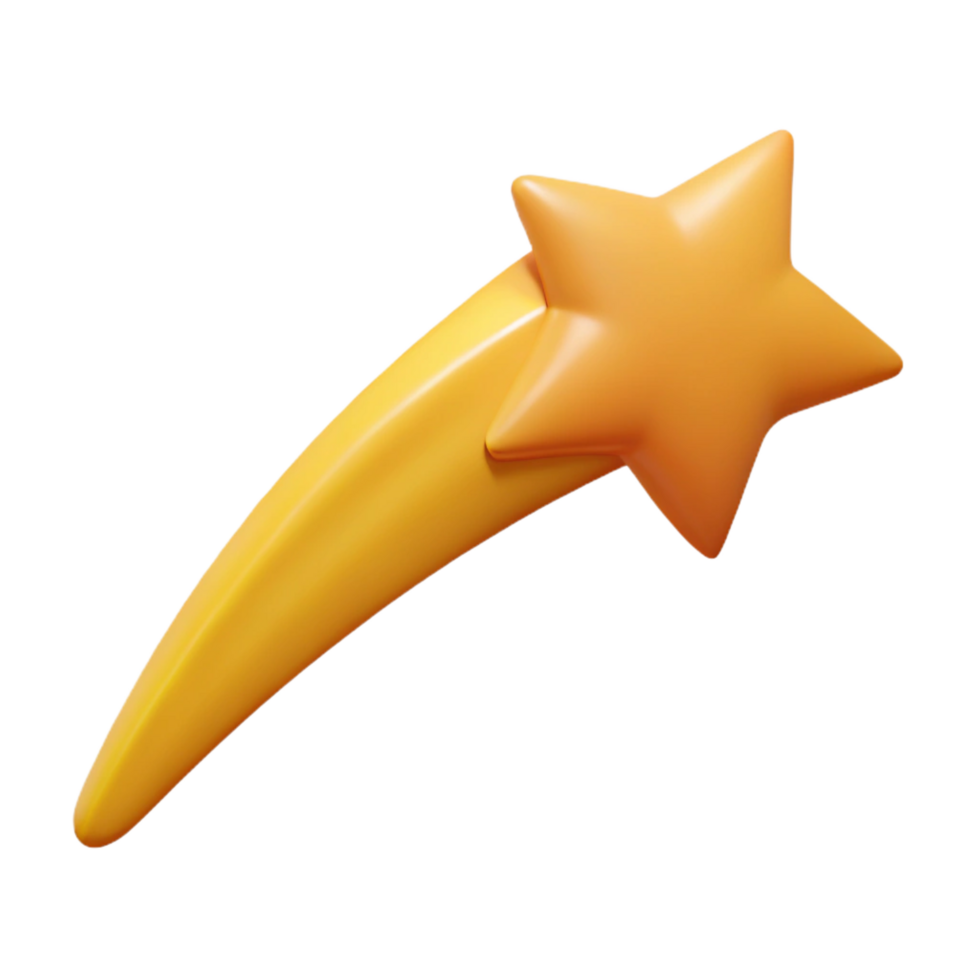 extraordinary urban Silhouette of a shooting star. Clean lines, flat color, minimal design with Scalable Design. precision png