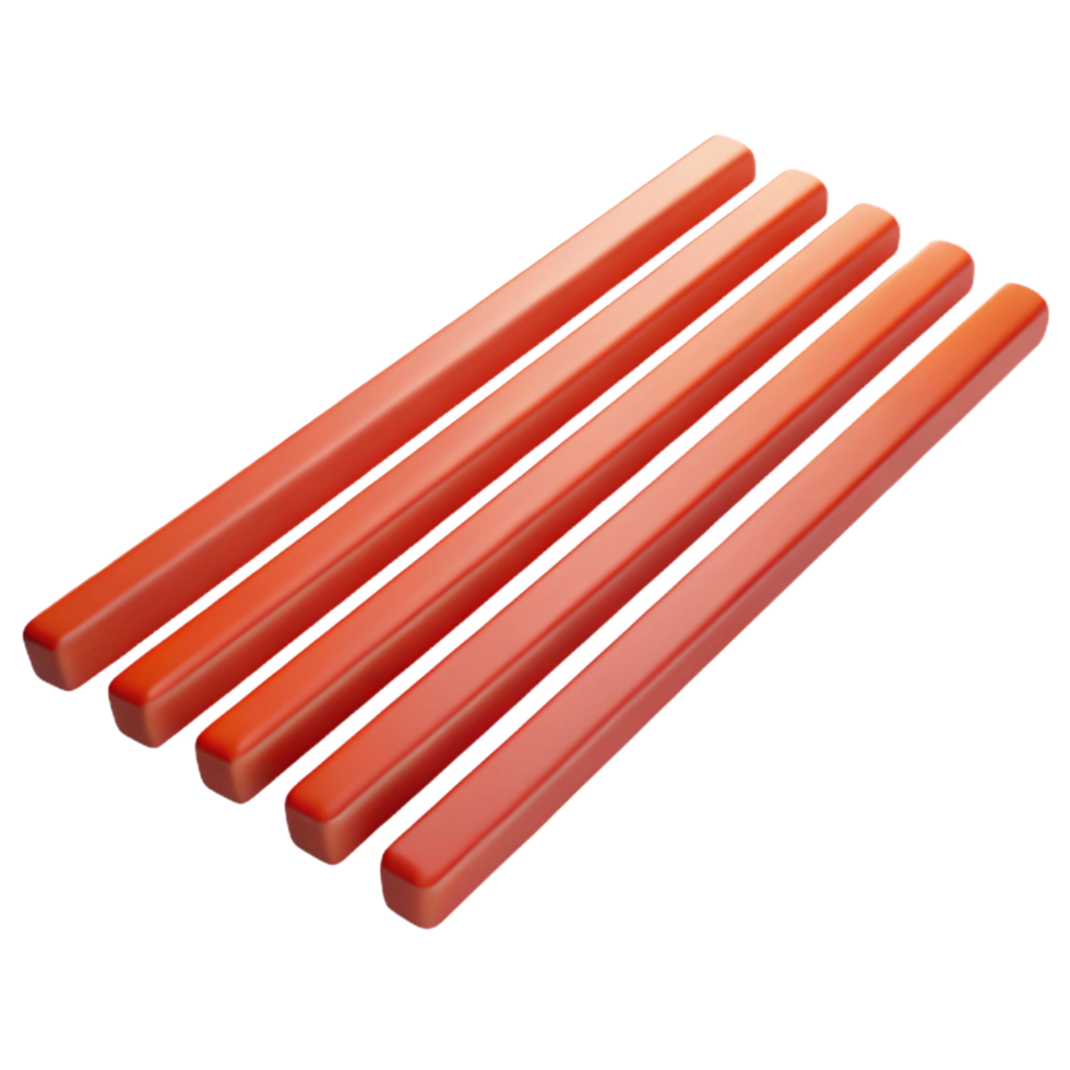 bold alluring A series of parallel lines with varying thicknesses. Single-weight stroke, flat color with Scalable Design. expertly shot png