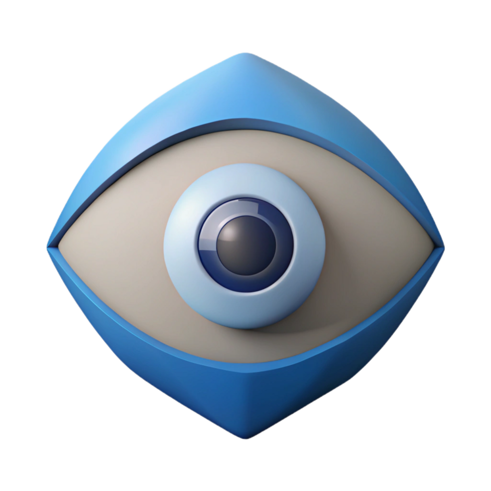 exquisite dramatic coastal Geometric silhouette of a human eye. Flat color, clean lines with Scalable Design. high quality png