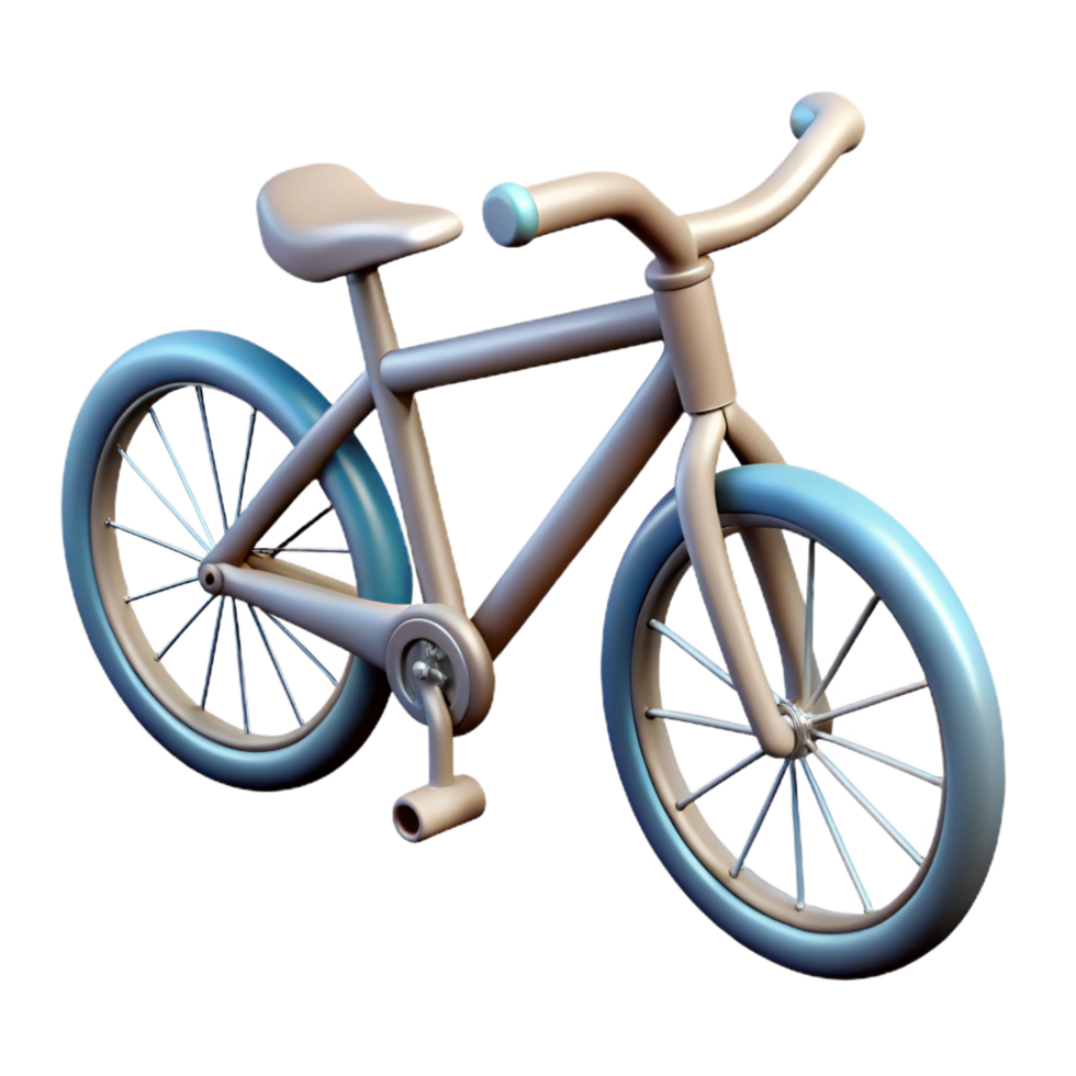 extraordinary abstract Silhouette of a bicycle. Clean lines, flat color with Scalable Design. impeccable png