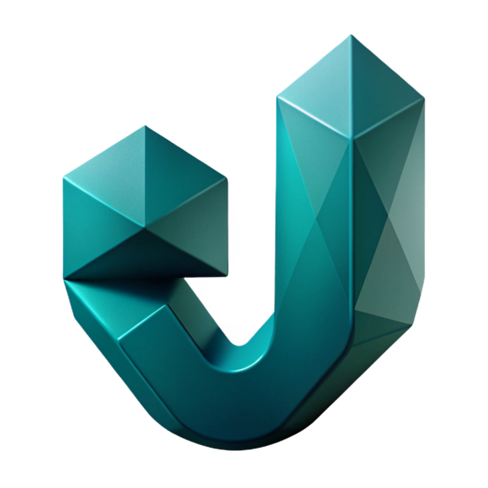 quintessential contemporary Isometric cube with contrasting flat color faces. Clean lines, crisp edges with Scalable Design. high resolution png