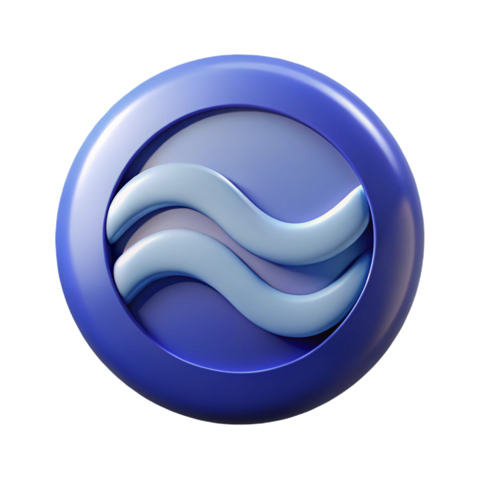 extraordinary timeless Circular logo with a minimalist wave pattern. Crisp edges, flat color, symmetrical design with Scalable Design. png