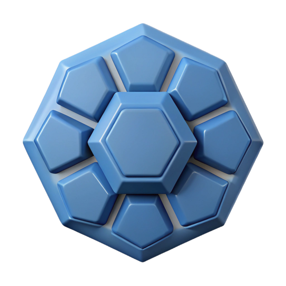 majestic mysterious futuristic Geometric pattern of octagons. Crisp edges, flat color, scalable design. Minimal with Scalable Design. high quality png