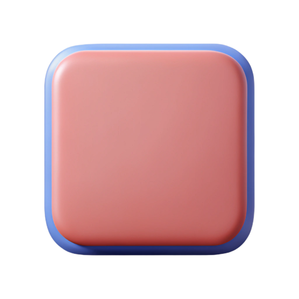 melancholic serene Square badge with a checkmark icon. Minimal, clean lines, flat color with Scalable Design. original png