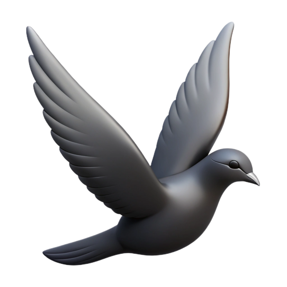 bold striking Silhouette of a flying bird. Crisp edges, scalable, minimal design with Scalable Design. genuine png