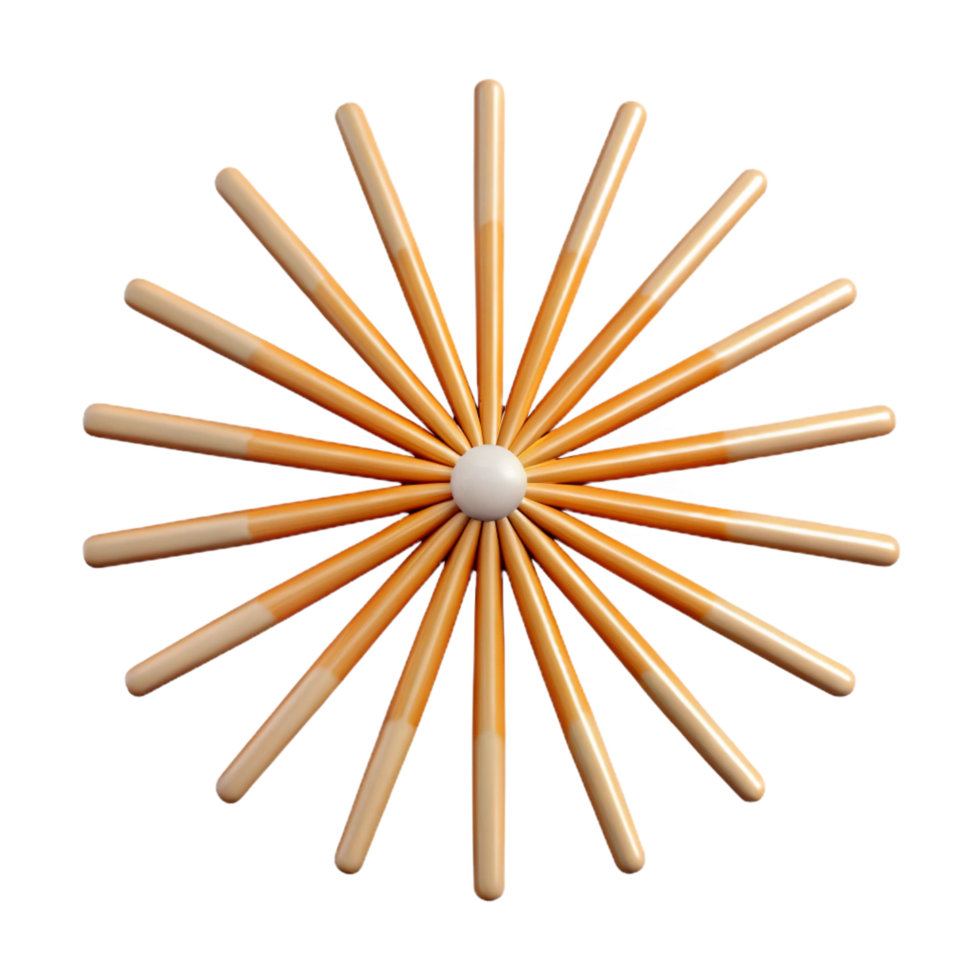 glorious whimsical surreal Radiating lines from a central point, minimal design, clean lines. Scalable geometric design with Scalable Design. 8K png