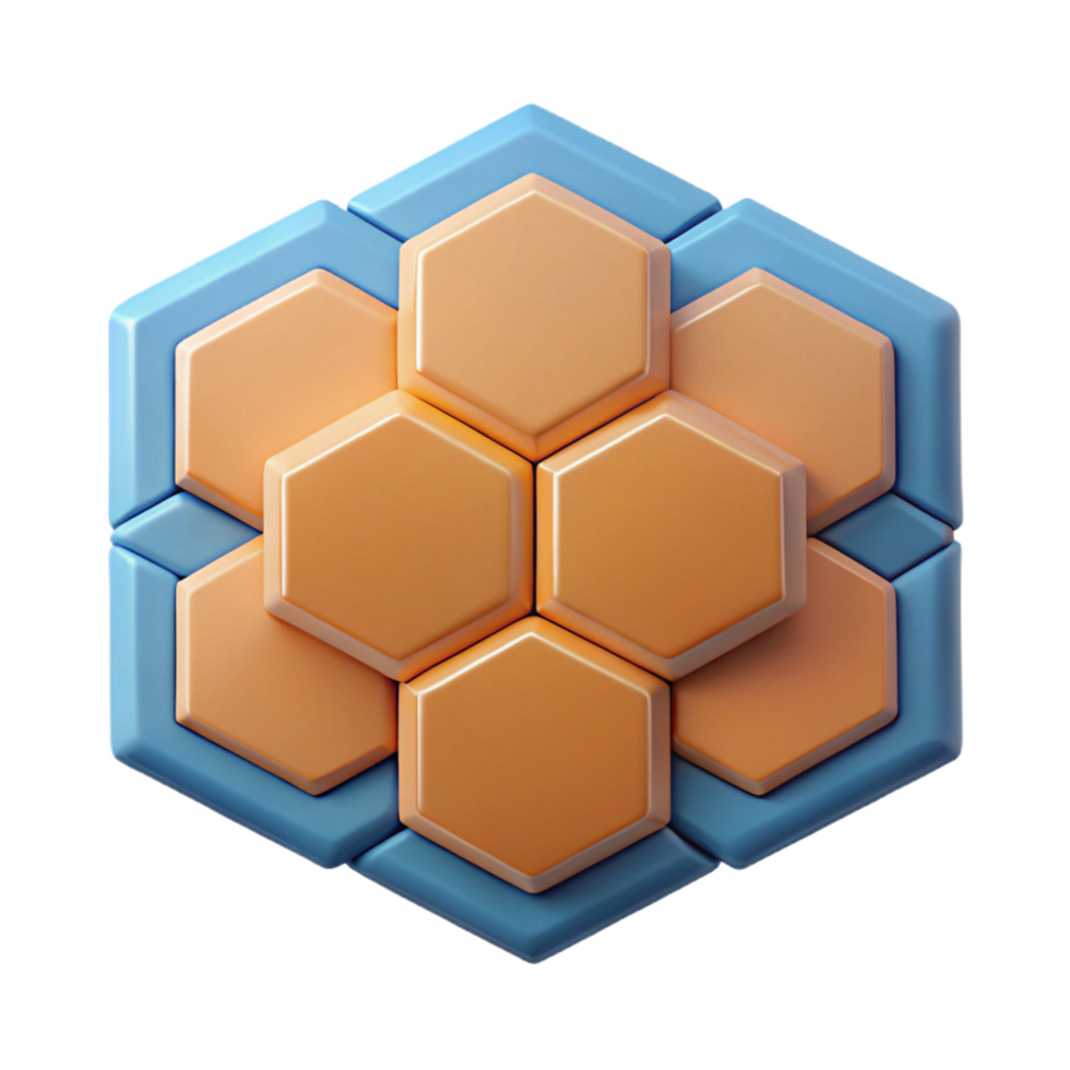 captivating rustic Isometric gear cog with flat color teeth. Clean lines, with Scalable Design. 4K png