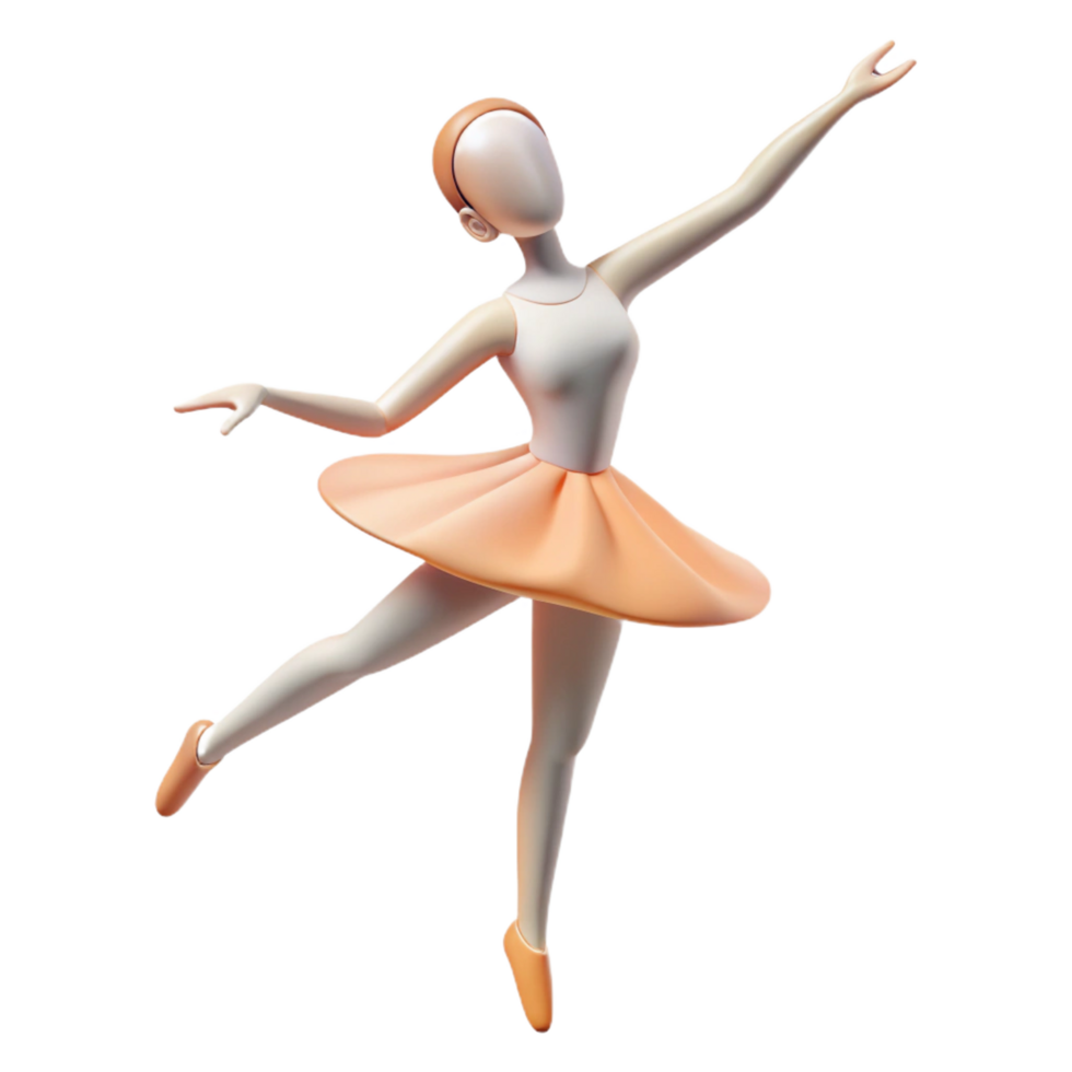 dramatic mesmerizing Minimal silhouette of a ballerina in a pose. Single-weight stroke, with Scalable Design. expertly shot png