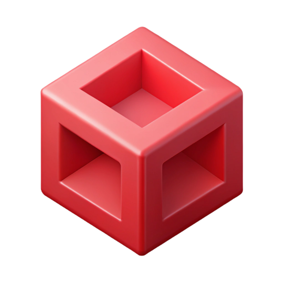 harmonious breathtaking Isometric staircase with crisp edges and minimal design with Scalable Design. handcrafted png