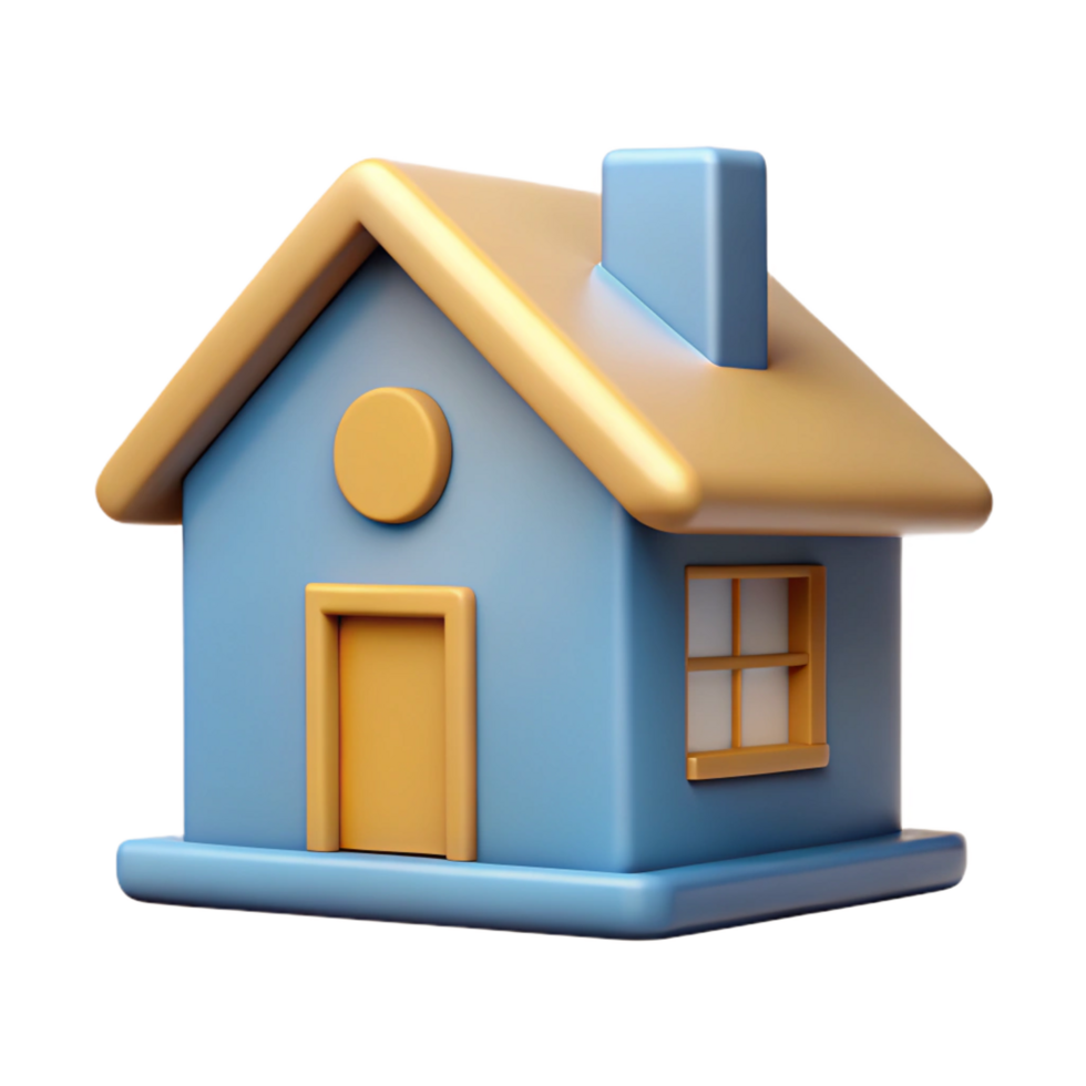 pristine minimalist Flat color silhouette of a house. Minimal design, clean lines with Scalable Design. high quality png