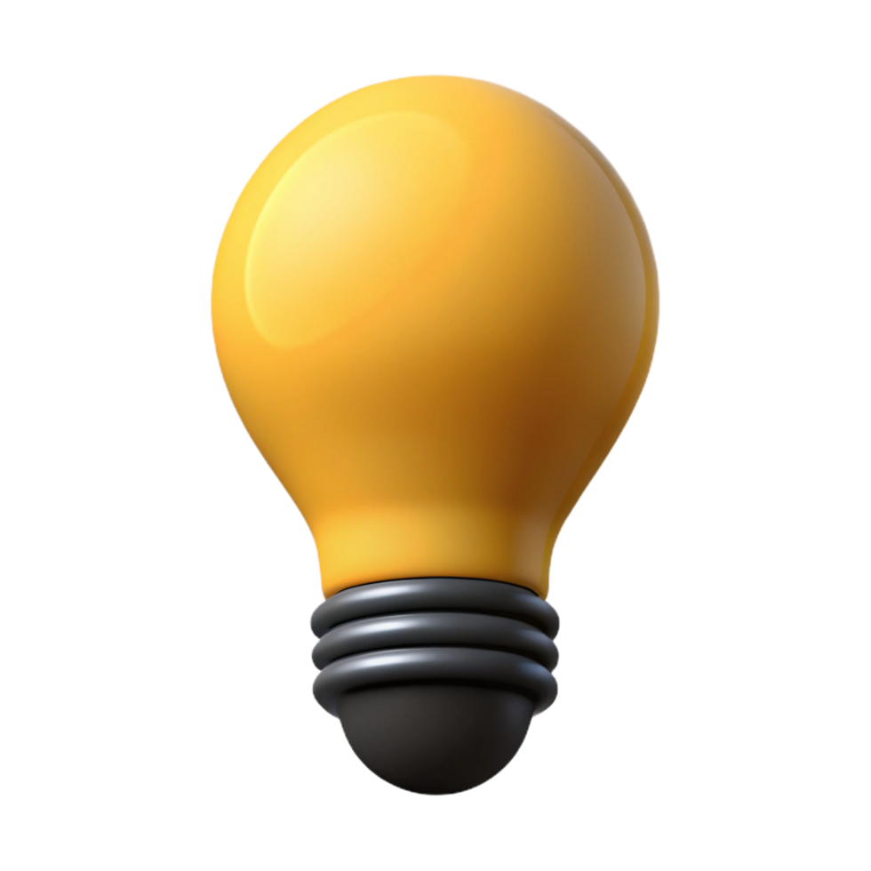 gorgeous avant-garde Minimal silhouette of a lightbulb. Crisp edges, single-weight stroke, with Scalable Design. artisan png
